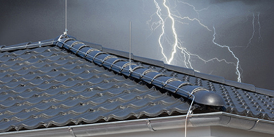 Äußerer Blitzschutz bei Hinterholzer Elektrotechnik e.K. in Unterschleißheim